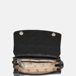 Schoudertassen^Guess Cresidia schoudertas black