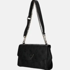 Schoudertassen^Guess Cresidia schoudertas black