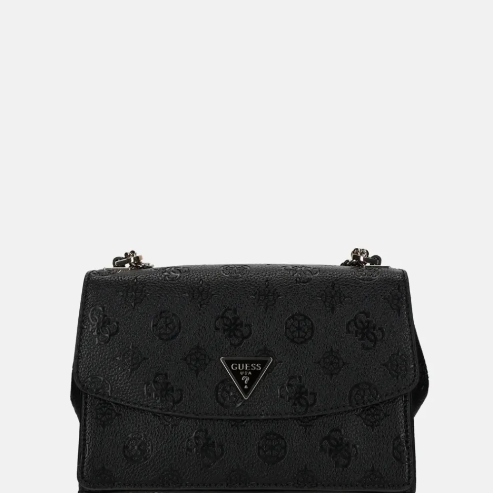 Schoudertassen^Guess Cresidia schoudertas black
