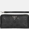 Dames Portemonnees^Guess Cresidia SLG ziparound portemonnee L black