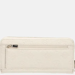 Dames Portemonnees^Guess Cresidia SLG ziparound portemonnee bone