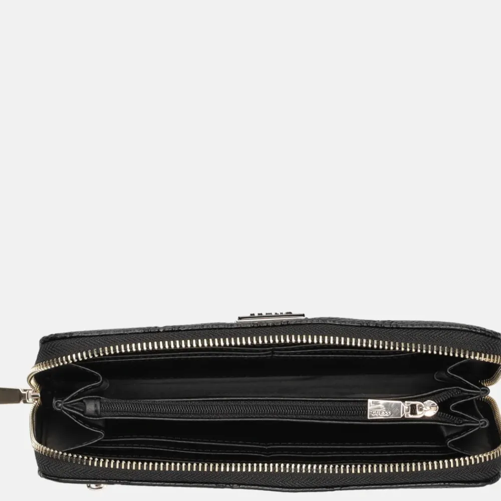 Dames Portemonnees^Guess Cresidia SLG ziparound portemonnee L black