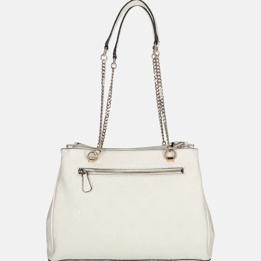 Shoppers^Guess Cresidia Status Satchel shopper off white