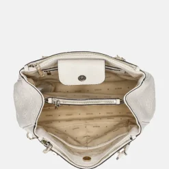 Shoppers^Guess Cresidia Status Satchel shopper off white