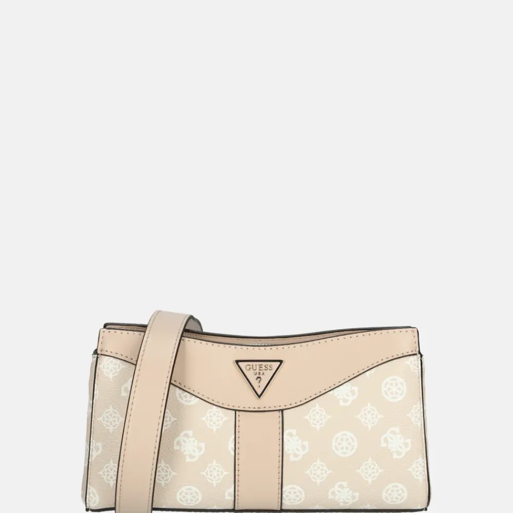 Crossbody Tassen^Guess Dorys crossbody tas sand logo
