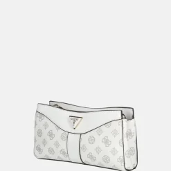 Crossbody Tassen^Guess Dorys crossbody tas white logo