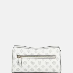 Crossbody Tassen^Guess Dorys crossbody tas white logo