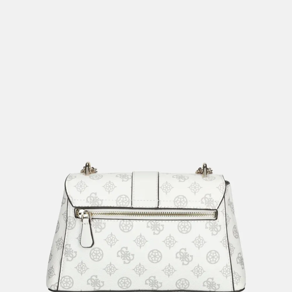 Crossbody Tassen^Guess Dorys crossbody tas white logo