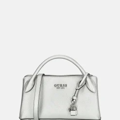 Handtassen^Guess Fedana girlfriend satchel handtas S silver