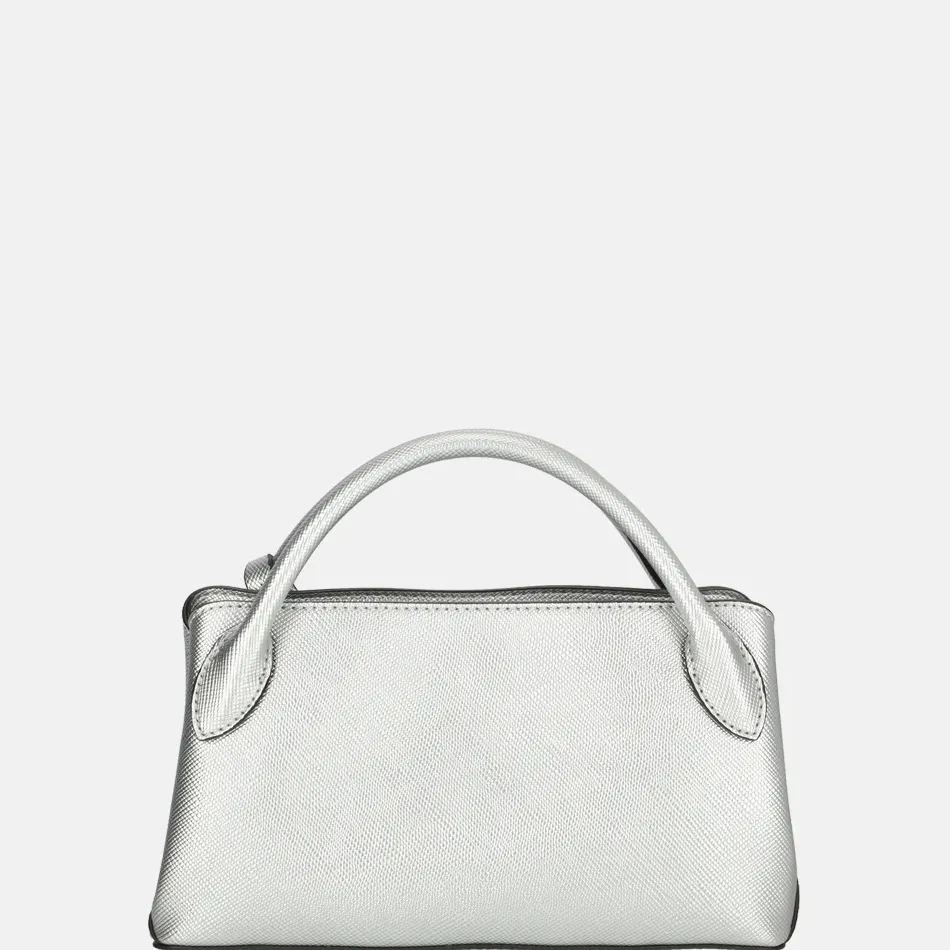 Handtassen^Guess Fedana girlfriend satchel handtas S silver