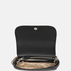Schoudertassen^Guess Fedora flap schoudertas black