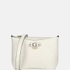 Crossbody Tassen^Guess Gerty crossbody tas off white