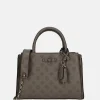 Handtassen^Guess Gerty girlfriend satchel handtas dark taupe