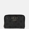 Dames Portemonnees^Guess Gerty SLG ziparound portemonnee M black