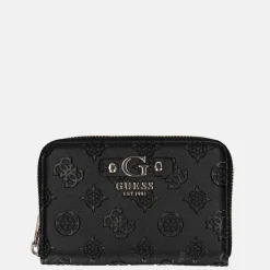 Dames Portemonnees^Guess Gerty SLG ziparound portemonnee M black