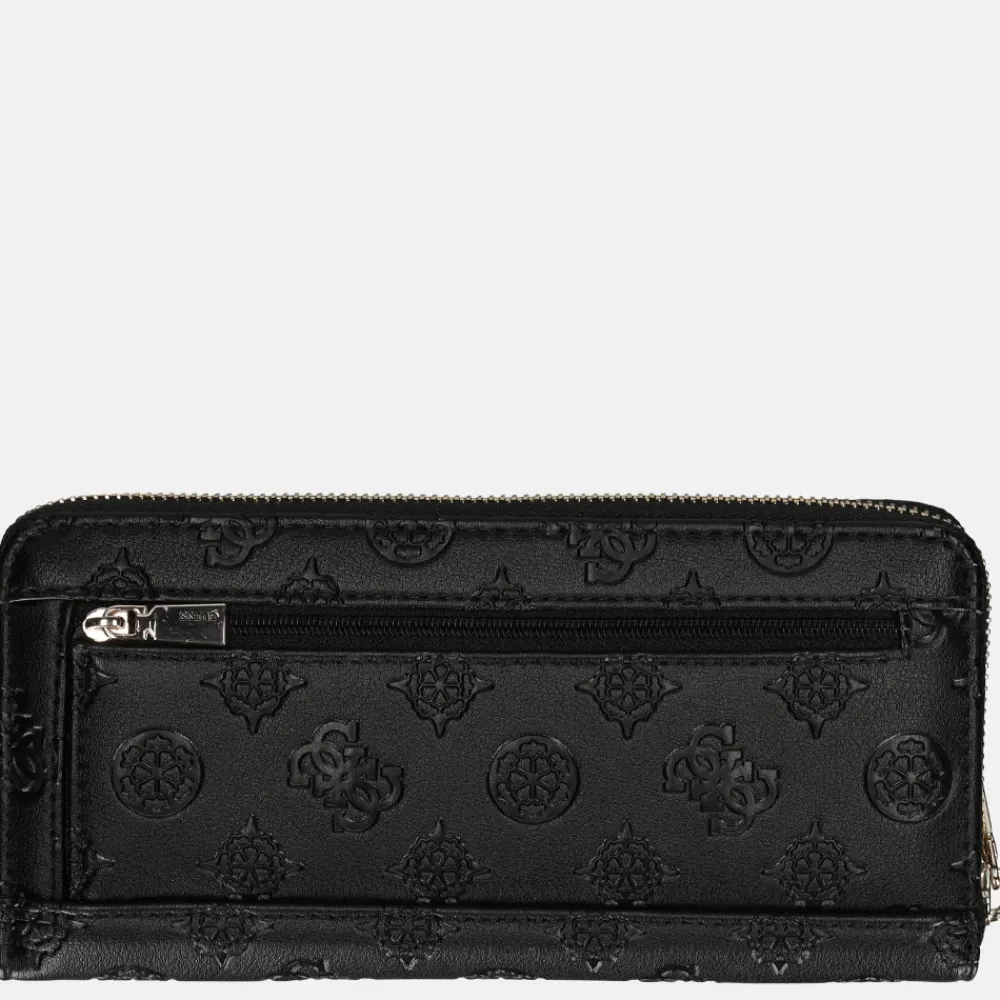 Dames Portemonnees^Guess Gerty SLG ziparound portemonnee L black