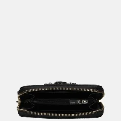 Dames Portemonnees^Guess Gerty SLG ziparound portemonnee M black