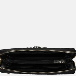 Dames Portemonnees^Guess Gerty SLG ziparound portemonnee L black