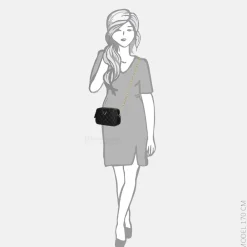 Crossbody Tassen^Guess Giully crossbody tas black