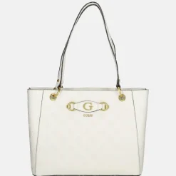 Shoppers^Guess Izzi peony noel tote shopper stone logo