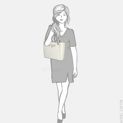 Shoppers^Guess Izzi peony noel tote shopper stone logo