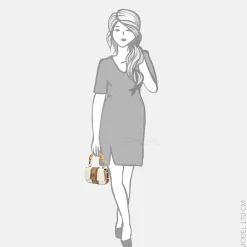 Handtassen^Guess Kerima handtas mini natural/latte logo