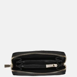 Dames Portemonnees^Guess Laurel ritsportemonnee M black