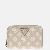 Dames Portemonnees^Guess Laurel SLG ziparound portemonnee M sand logo
