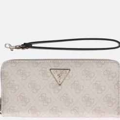 Dames Portemonnees^Guess Laurel SLG ziparound portemonnee L dove logo