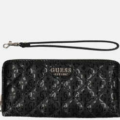Dames Portemonnees^Guess Laurel SLG ziparound portemonnee L black