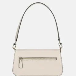 Schoudertassen^Guess Mietta flap schoudertas stone