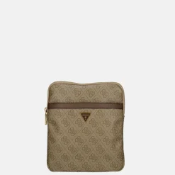 Crossbody Tassen^Guess Milano crossbody tas bbo brown