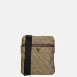 Crossbody Tassen^Guess Milano crossbody tas bbo brown