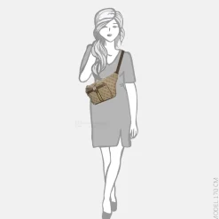 Heuptasjes^Guess Milano heuptas beige/brown