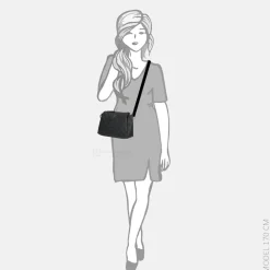 Crossbody Tassen^Guess Noelle crossbody tas coal logo