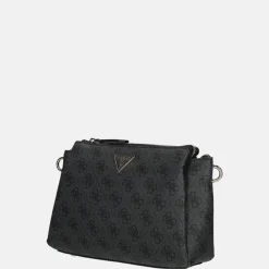 Crossbody Tassen^Guess Noelle crossbody tas coal logo