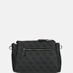 Crossbody Tassen^Guess Noelle crossbody tas coal logo