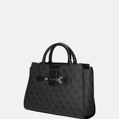 Handtassen^Guess Nolana girlfriend handtas coal logo