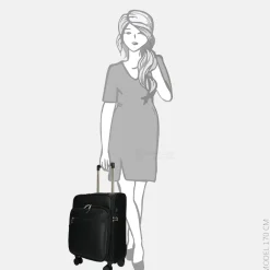 Handbagage Koffers^Guess Norom travel handbagage koffer black