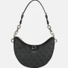 Schoudertassen^Guess Orlina schoudertas coal logo