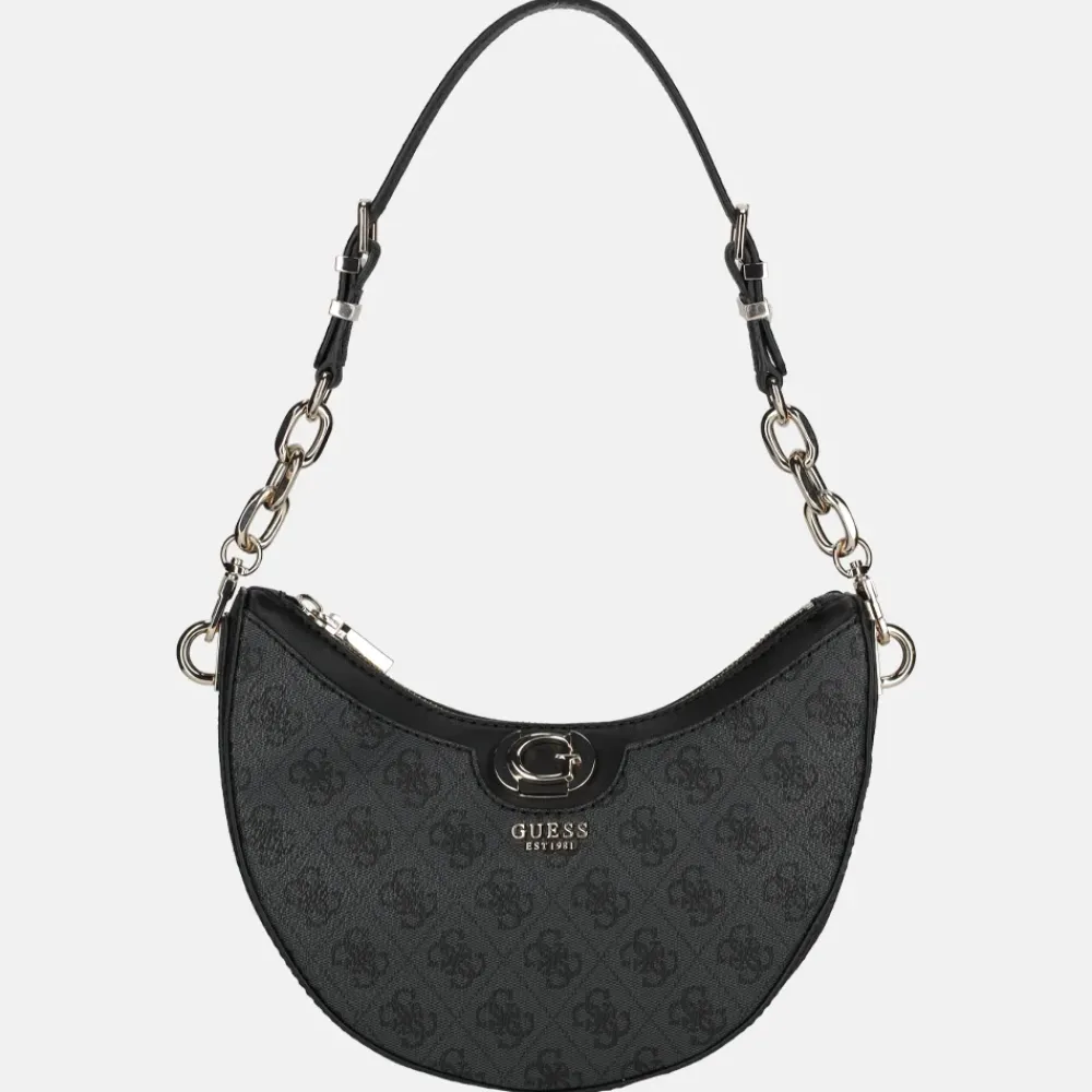 Schoudertassen^Guess Orlina schoudertas coal logo