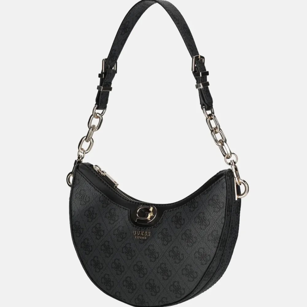 Schoudertassen^Guess Orlina schoudertas coal logo