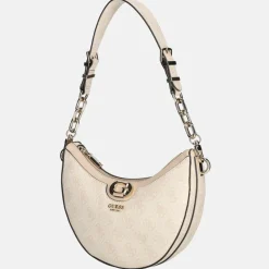 Schoudertassen^Guess Orlina schoudertas sand logo