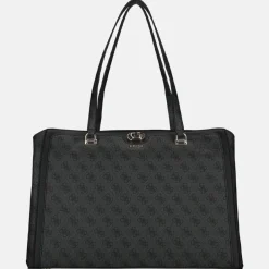 Shoppers^Guess Orlina travel tote shopper coal logo