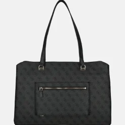 Shoppers^Guess Orlina travel tote shopper coal logo