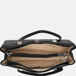 Shoppers^Guess Orlina travel tote shopper coal logo