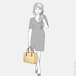 Handtassen^Guess Silvana handtas cognac logo