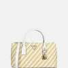 Handtassen^Guess Simona handtas natural/white