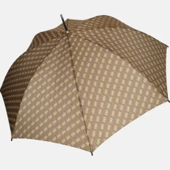 Paraplu'S^Guess stokparaplu logo brown/ochre