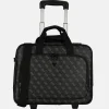 Handbagage Koffers^Guess Vezzola business trolley 15 inch dark black